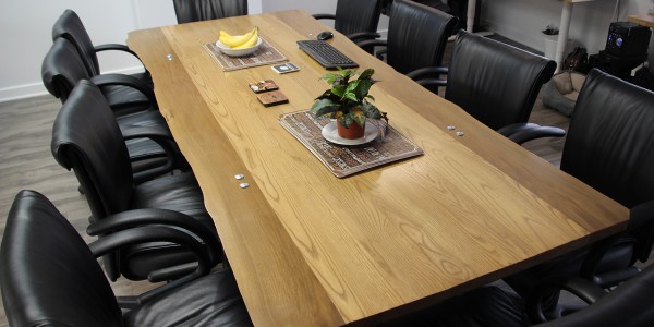 Ash & Butternut boardroom table